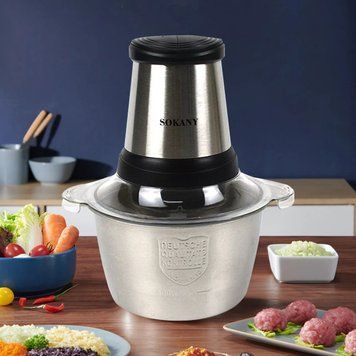 Молния электрический металлический измельчитель SOKANY MIXER XL-275