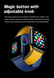 Розумний смарт годинник Smart Watch T900 PRO MAX з великим дисплеєм та розмовним динаміком, Блакитний