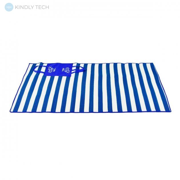 Пляжний килимок підстилка 90х180 см, Синій