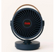 Акумуляторний вентилятор Mini Fan VU-05 FS-25 LED з автоповоротом та підсвіткою, Чорний
