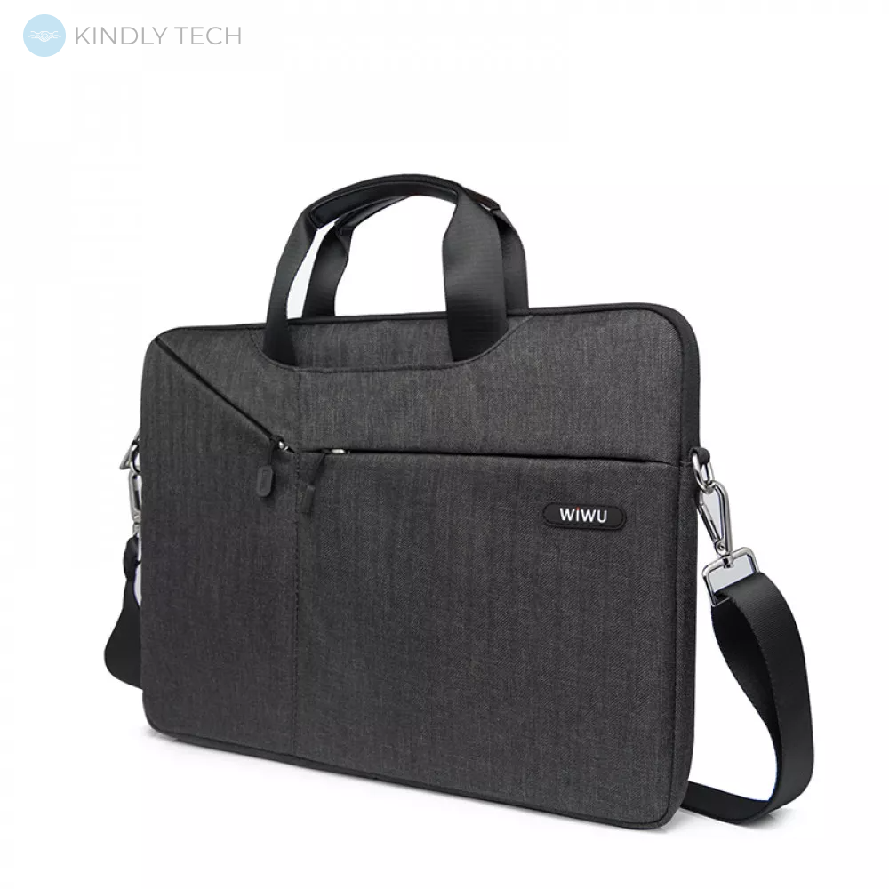 Сумка для ноутбука Чохол для ноутбуків Дипломат 15.4" - WiWU City commuter Bag - Black