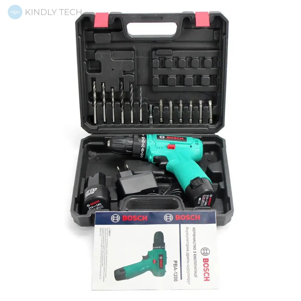 Акумуляторний шуруповерт Bosch PBA EasyDrill 1200 (12V 2Ah)