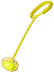 Светящаяся скакалка на одну ногу / Нейро-скакалка Yellow
