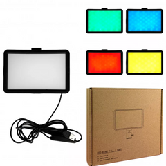 Лампа видеосвет, Светодиодная LED панель от USB, 16 cm