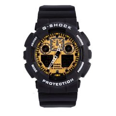 Мужские часы G-SHOCK-3 Черно-Золотые
