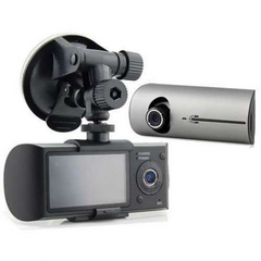 Відеореєстратор автомобільний Car DVR R300 із двома камерами