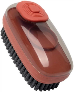 Универсальная чистящая щетка Hydraulic Cleaning Brush 3 в 1 с дозатором для моющего средства,Оранжевая