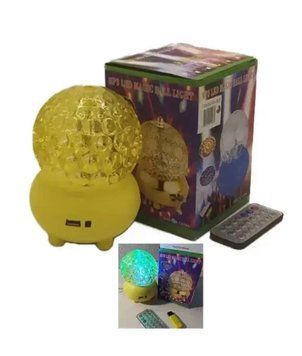 Лампа на підставці &laquo;Куля&raquo; RD-5028 обертальна RGB з MP3, пультом та USB RHD-180