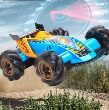 Машинка на пульті радіокерування Drifter Turbo з підсвічуванням паром, Синя