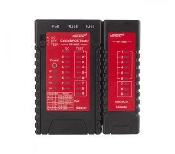 Удобный портативный Тестер сети LAN RJ-45/RJ-11