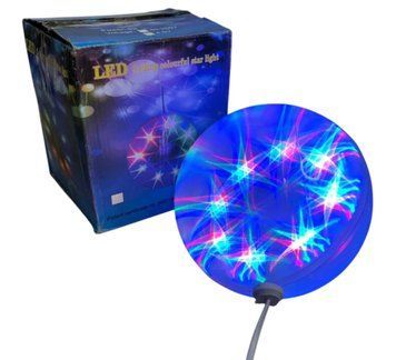 Прозора куля LED Ceiling Colourful Star, велика в асортименті