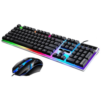 Игровой набор клавиатуры и мыши Gaming G21B RGB подсветки USB