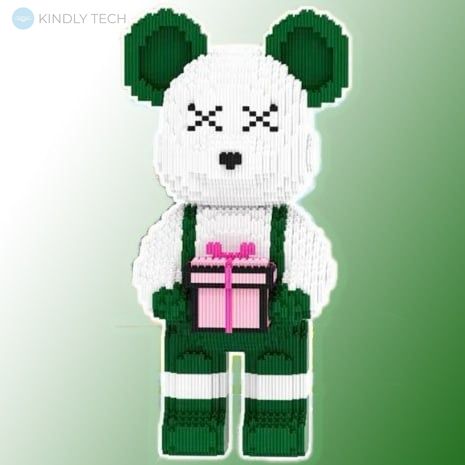 Конструктор Magic Blocks в виде мишки Bearbrick с подарком 40 см 3110 деталей