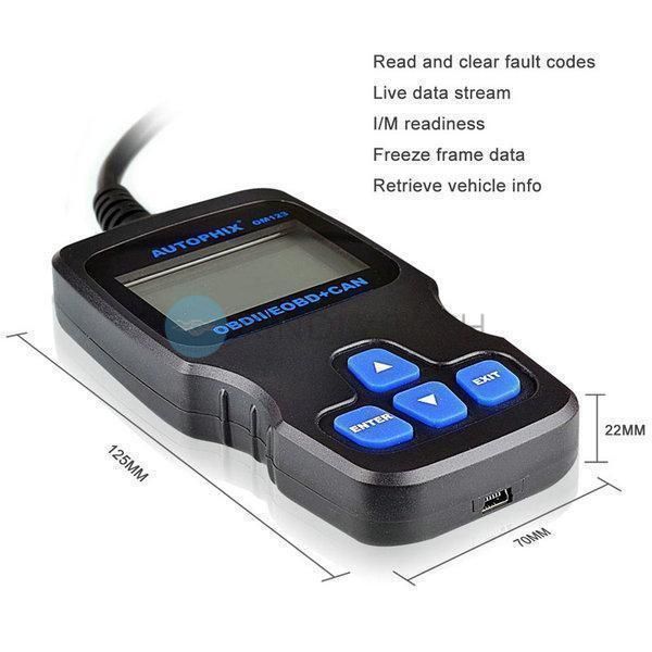 Автосканер OBD OM123