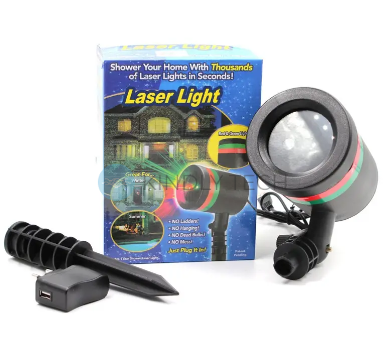 Лазерна установка проектор для прикраси будинку та вулиці Laser Light 908/800 1