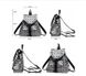 Спортивний жіночий геометричний рюкзак, Bao Bao Geometric Issey Miyake Silver Style