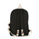 Рюкзак шкільний, набір 5 в 1 (рюкзак, сумка, пенал, косметичка, мішечок) "Хмара" black