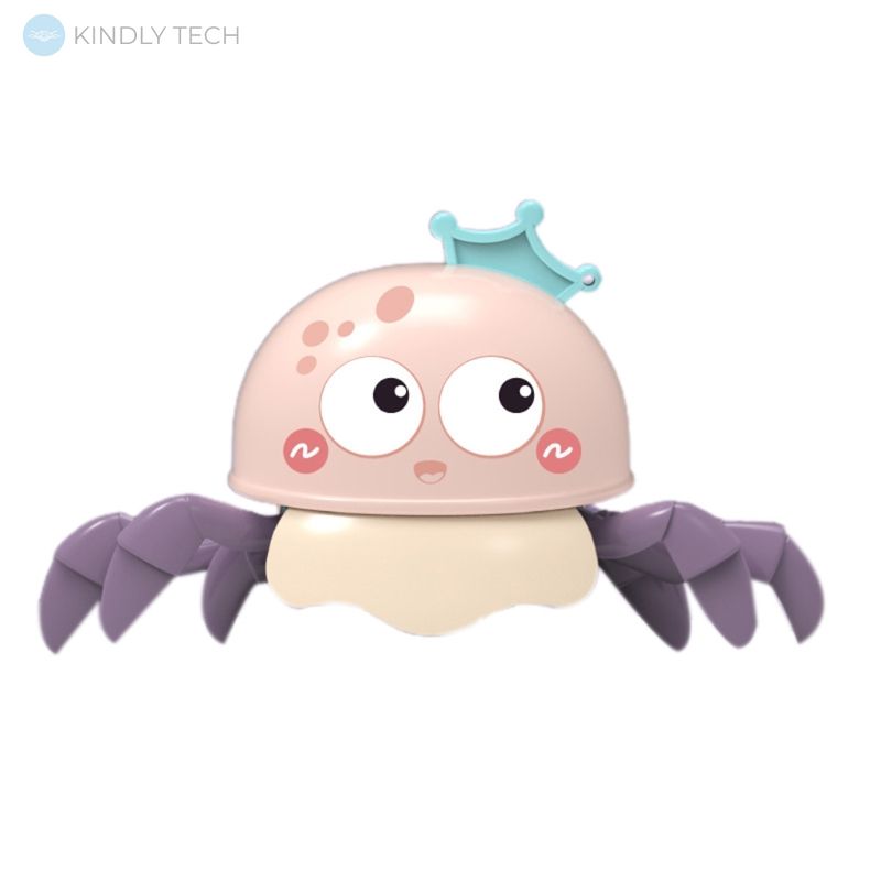 Детская заводная игрушка для купания Sea World "Краб", Фиолетовый