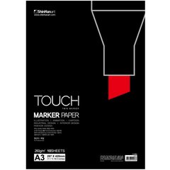Альбом для маркерів Touch Five PAD формату А3 з професійної папером 260 г/м2, 10 аркушів