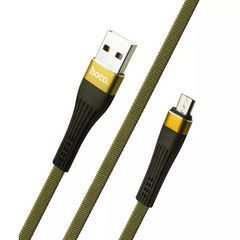 Кабель USB C 2.4A (1.2m) — Hoco U39 — Gold & Black