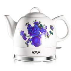 Керамический электрический чайник RAF R.7836 на 1,2л, в ассортименте