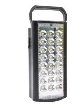 Ліхтар переносний акумуляторний Fujita 2606L світлодіодний з повербанком 24 LED, Чорний