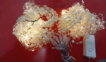 Гирлянда жемчужный водопад 537 Led , NR44, цвет - теплый