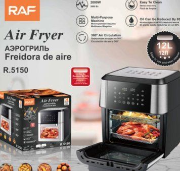 Аэрофритюрница однокамерная Air Fryer RAF R.5150 12 л 2000 Вт
