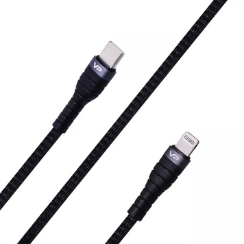 Кабель USB C to Lightning 20W PD (1m) Veron CL03 &mdash; Black