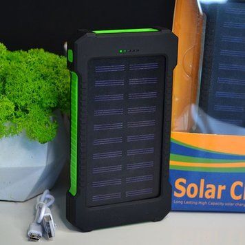 Повербанк 30000 mAh із сонячною батареєю в асортименті
