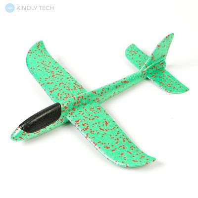 Метальна іграшка літак Зелений