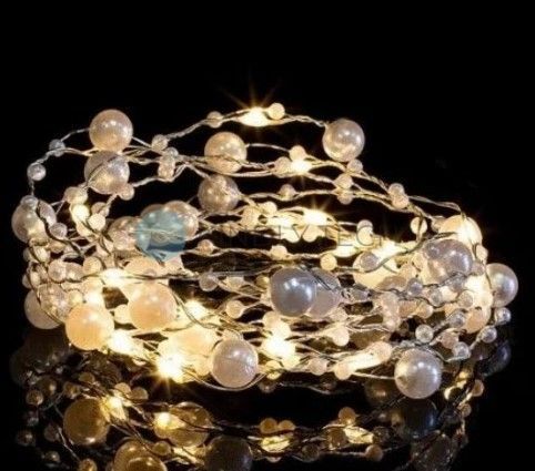 Гирлянда жемчужный водопад 537 Led , NR44, цвет - теплый