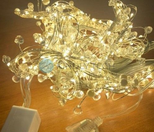 Гирлянда жемчужный водопад 537 Led , NR44, цвет - теплый