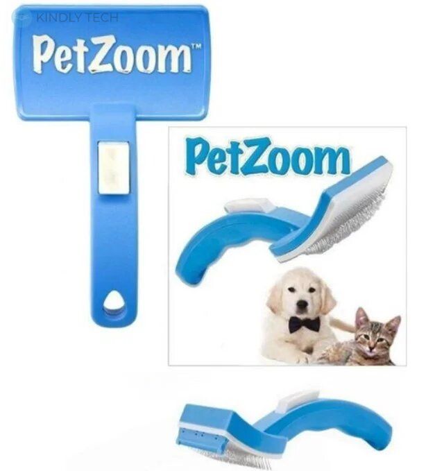 Щетка-расческа для шерсти животных Pet Zoom