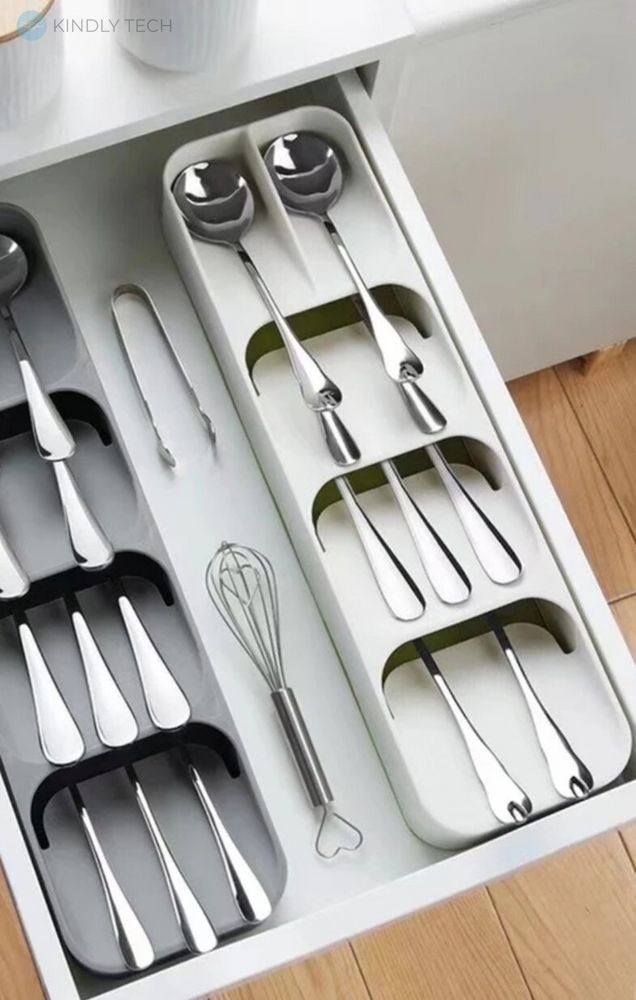 Органайзер для столових приборів Сompact cutlery organiser, White