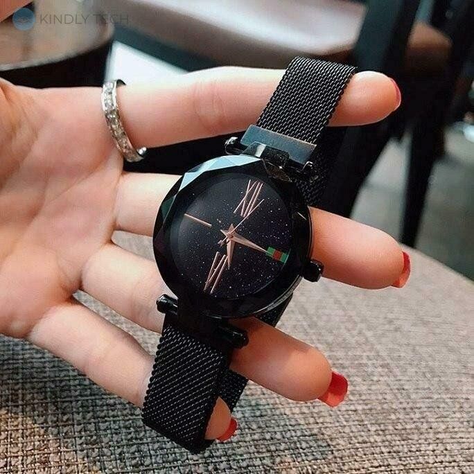 Женские Часы Starry Sky Style Watch Черные