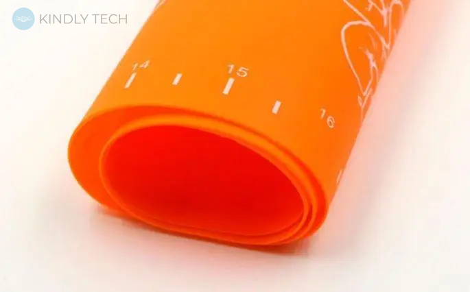 Силиконовый коврик для выпечки Benson BN-021 30х40см, Оранжевый