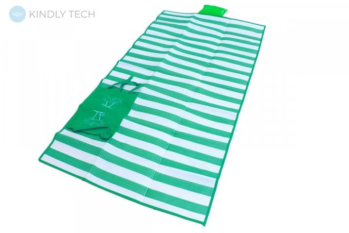 Пляжний килимок підстилка 90х180 см, Зелений