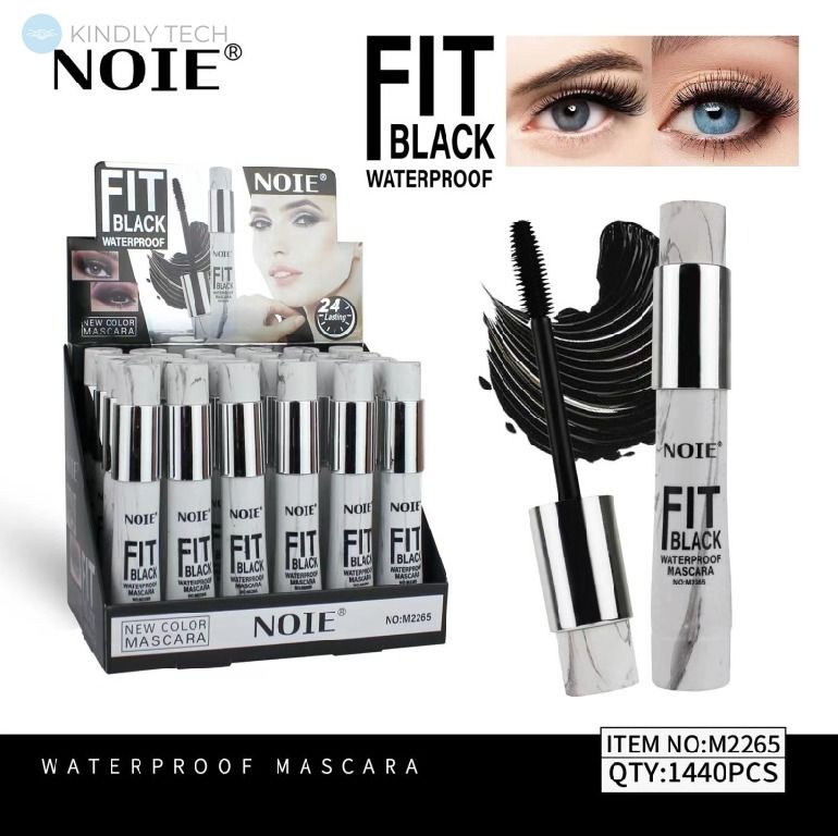 Туш для вій Noie Fit Black Waterproof