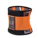 Пояс для схуднення Xtreme Power Belt Стягуючий пояс для фітнесу чорний з помаранчевим (р-р XL)