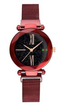 Женские Часы Starry Sky Style Watch Красные