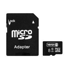 Карта памяти Memory Card 8GB — Veron microSDHC class 10 with adapter