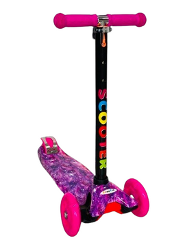 Самокат трехколесный Scooter 036Z Розовый