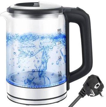 Электрочайник стеклянный Domotec 7943 1,7 л 1500 Вт.