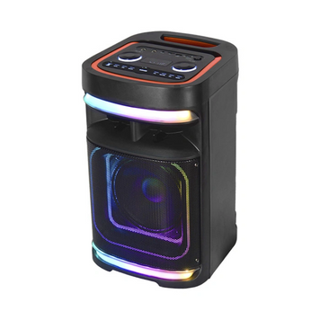 Потужна портативна Bluetooth-колонка караоке KOLAV-M840 8&rdquo; з бездротовим мікрофоном, LED підсвічуванням та TWS