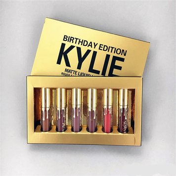 Набор жидких матовых помад KYLIE Birthday Edition 6 в 1