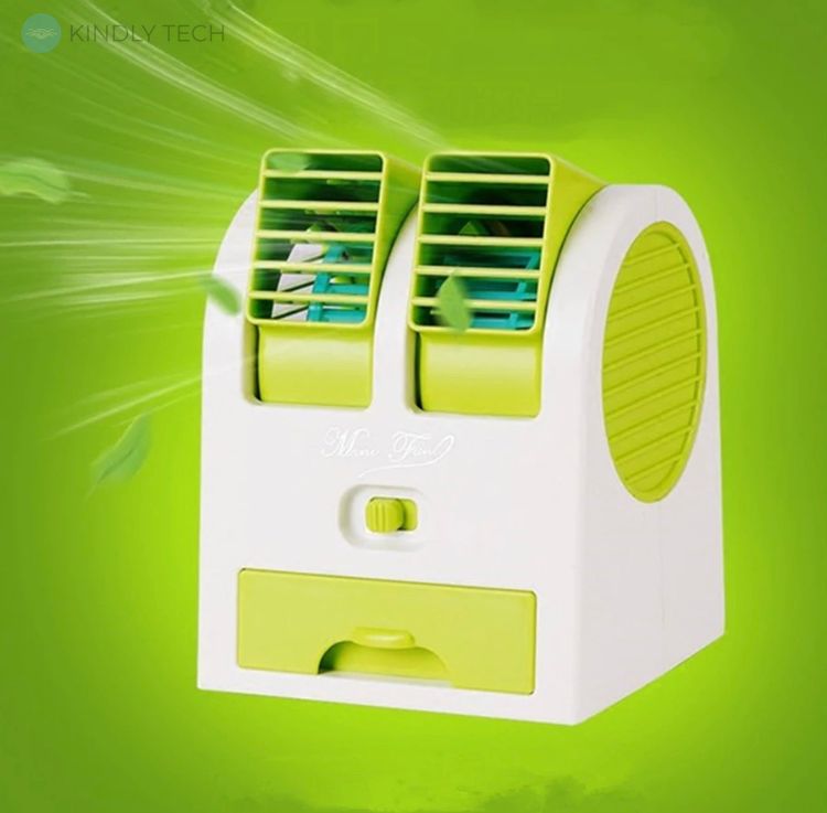 Настольный мини кондиционер Conditioning Air Cooler USB, Green