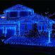 Вулична гірлянда нитка Xmas 800 LED 40 метрів зелений провід, Колір ламп-синій
