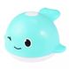 Іграшка для купання Light Spouting Whale Кіт з фонтанчиком та LED підсвічуванням, Синій