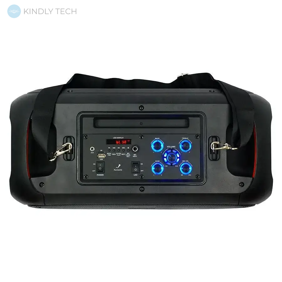 Портативна акустична система 30W з бездротовим мікрофоном RX-6248B Bluetooth колонка